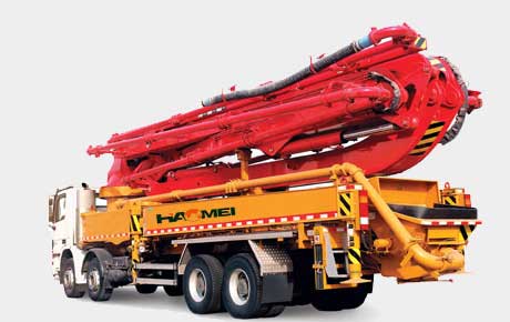 concrete pump truck 