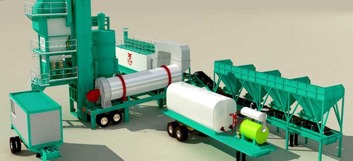 mdhb Series mobile asphalt mixing plant