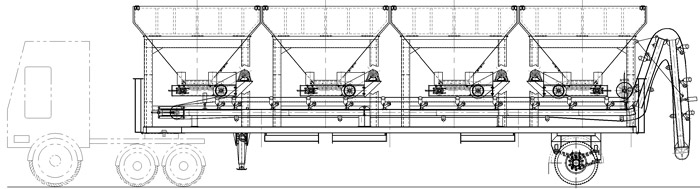 ylb mobile asphalt plant technical drawing 