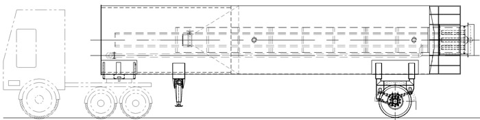 ylb mobile asphalt plant technical drawin