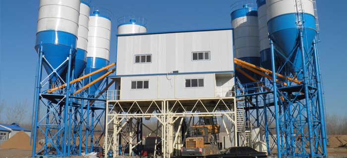 Commercial concrete mixing Plant