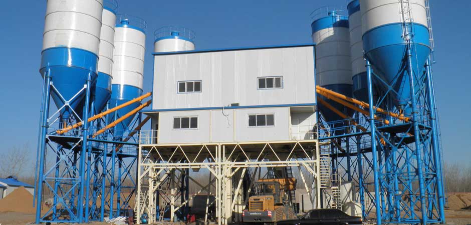 Commercial concrete mixing Plant