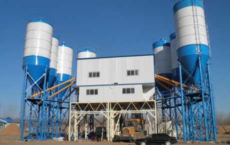 Commercial concrete mixing Plant