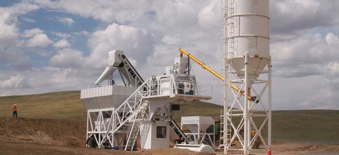 Small Concrete mixing Plant