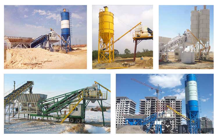 small concrete mixing plant