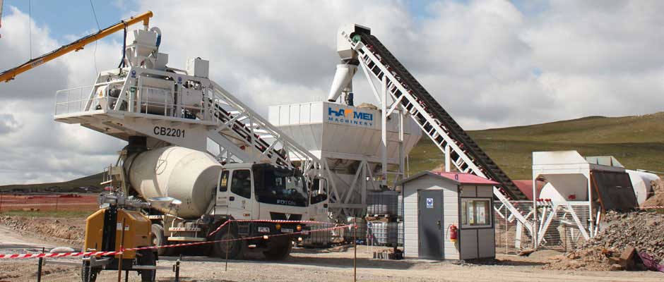 concrete mixing plant